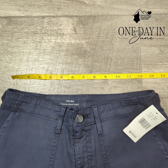 Adriano Goldschmied The Ira Utilitarian Relaxed Straight Pants Size 27 (4) - Picture 3 of 6